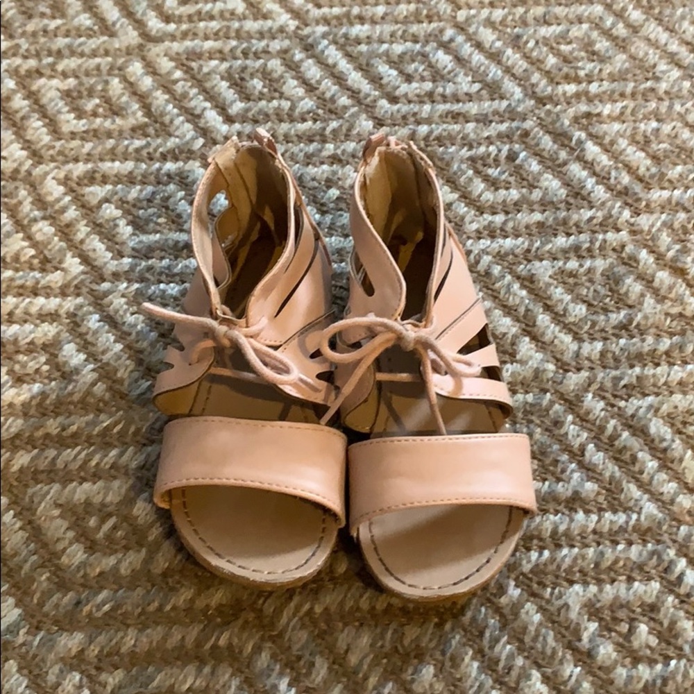 Girls Nude Sandals